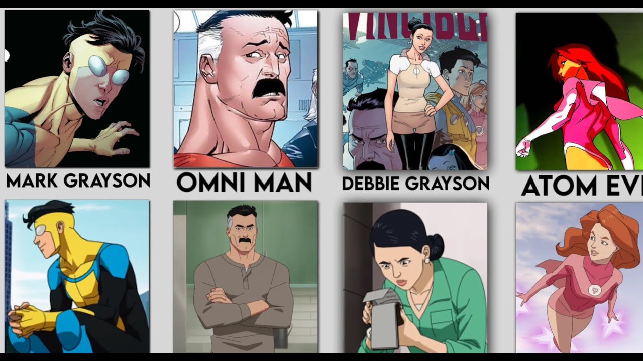 invincible | Series vs Comics Comparison - YouTube