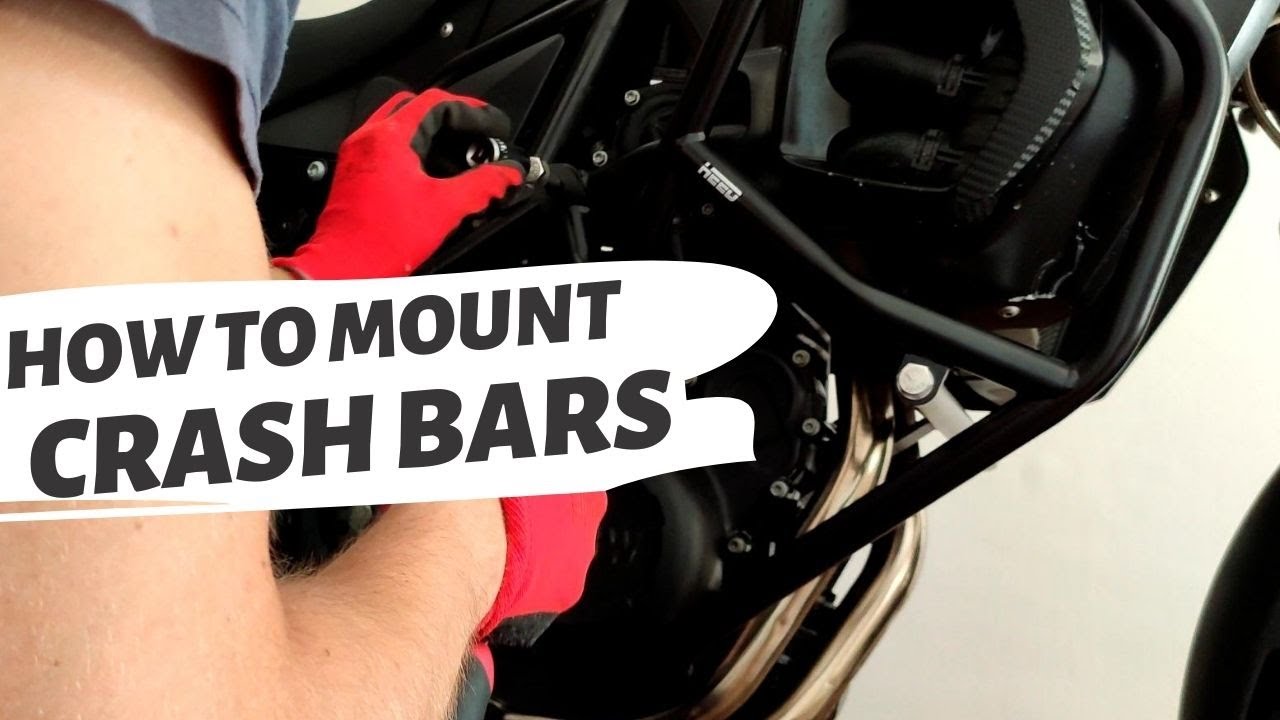 Tutorial Crash Bar Installation F800 GS Heed Touratech YouTube