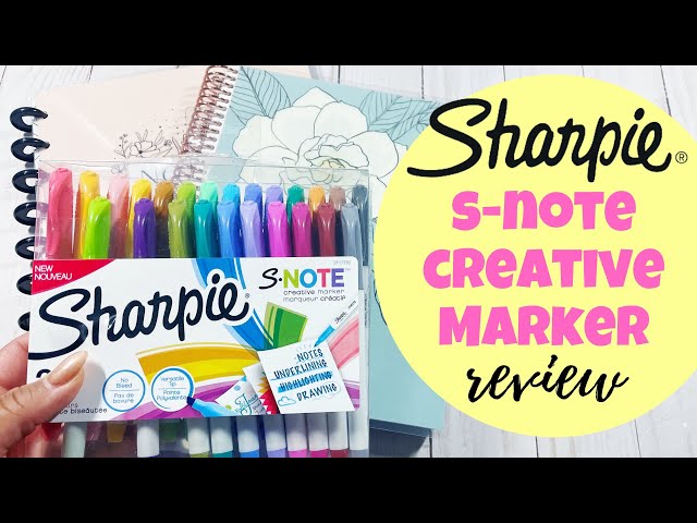 Sharpie S-Note Creative Markers Review - Rae's Daily Page