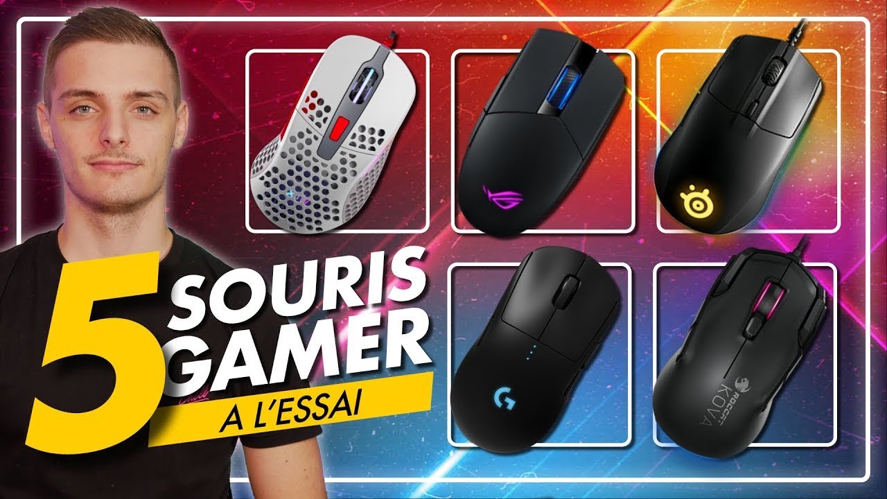 5 SOURIS GAMER à l'essai ! Asus, SteelSeries, Logitech, Roccat, Xtrfy...nos tests pour bien choisir