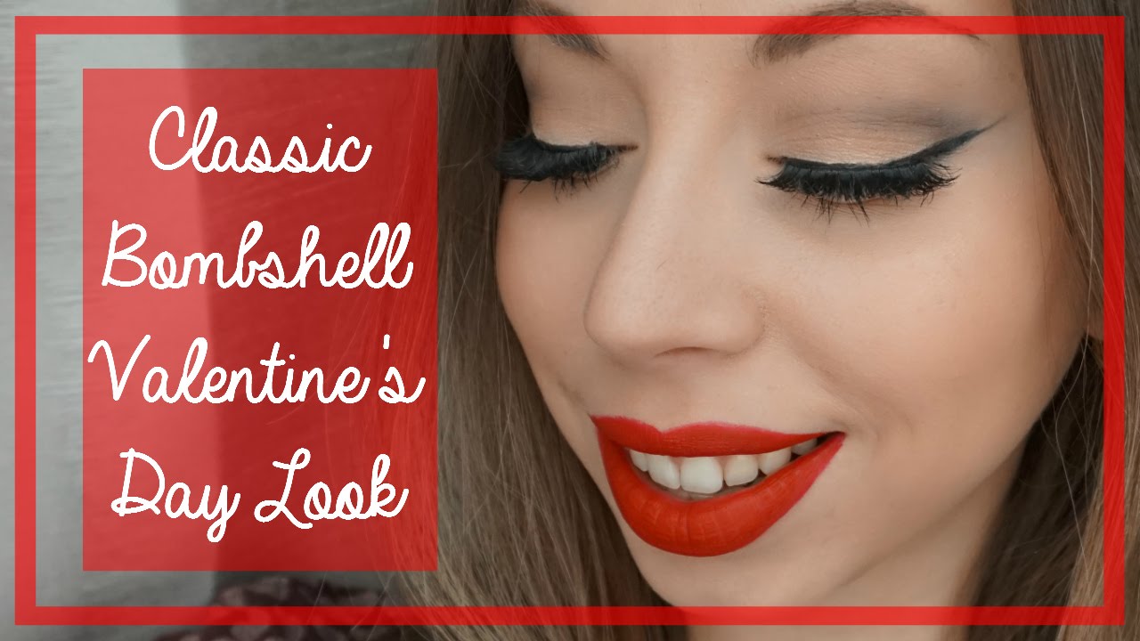 Valentine's Day | Classic Bombshell Look - YouTube