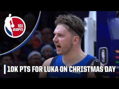 Luka Doncic reaches 10,000 career points 😱📈 | NBA on ESPN