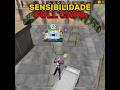 Melhor sensibilidade xitada atualizada 2025 full vermelho no free fire #freefire #sensiff #sensi #ff