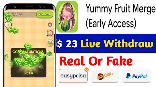 Yummy Fruit Merge Real or Fake | Yummy Fruit Merge Withdrawal | Yummy Fruit Merge Review | Reality screenshot 4