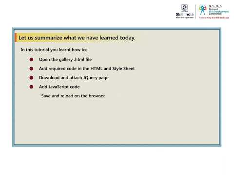 Summary of Adding Animation in Gallery using jQuery