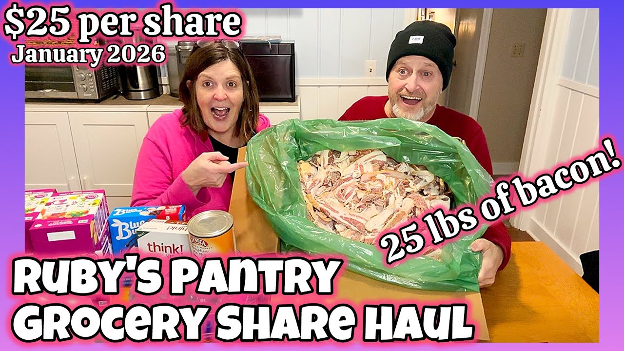 Покупка продуктов для совместного потребления от Ruby's Pantry: январь 2025 года