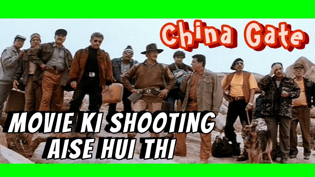 China Gate Movie Making Video | Om Puri  China Gate Action Sequence |  Naseeruddin Shah