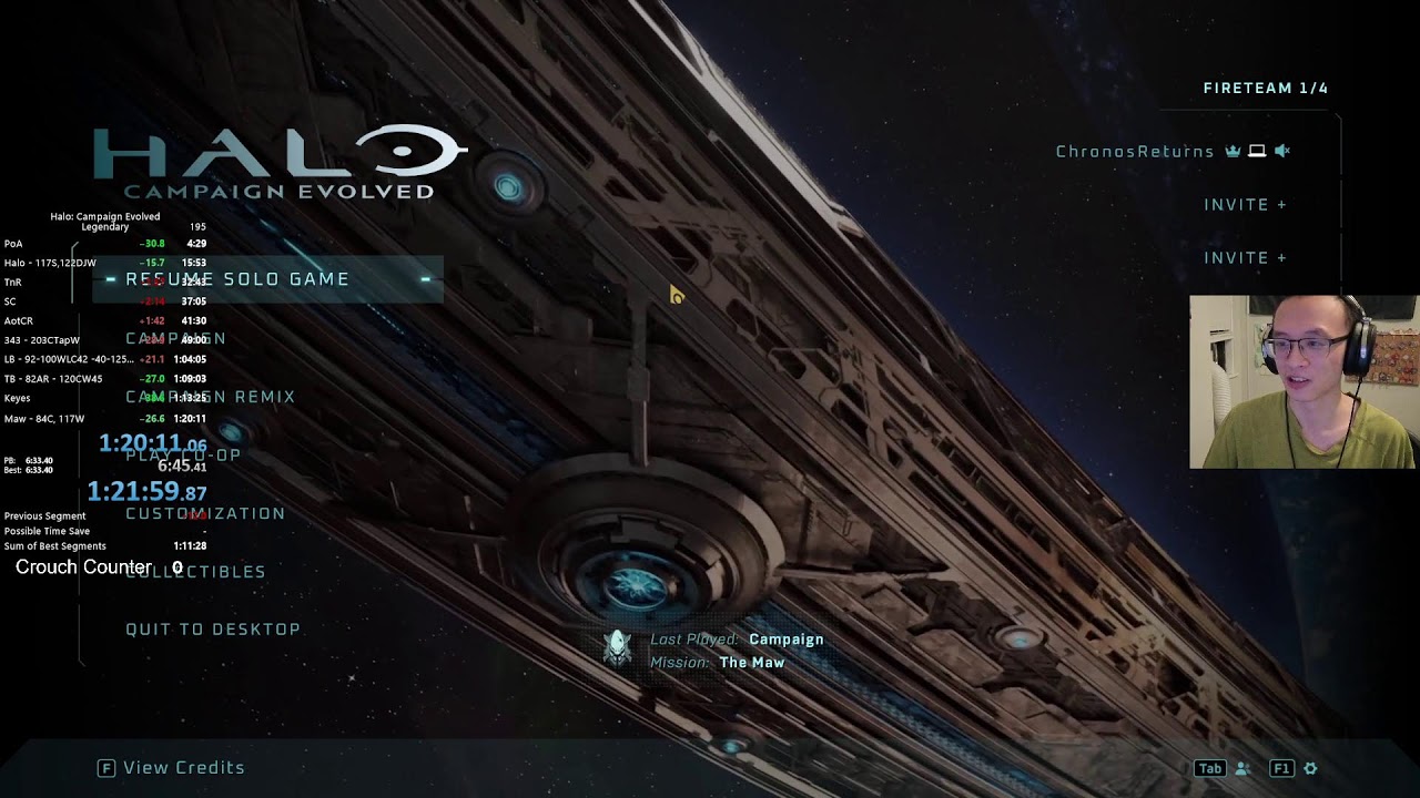 Halo Campaign Evolved Legendary Speedruns