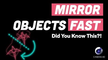 How you can trick the Cinema 4D parameters to mirror objects!