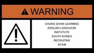 ESL SCAM SOUTH KOREA CHUNG DAHM LEARNING