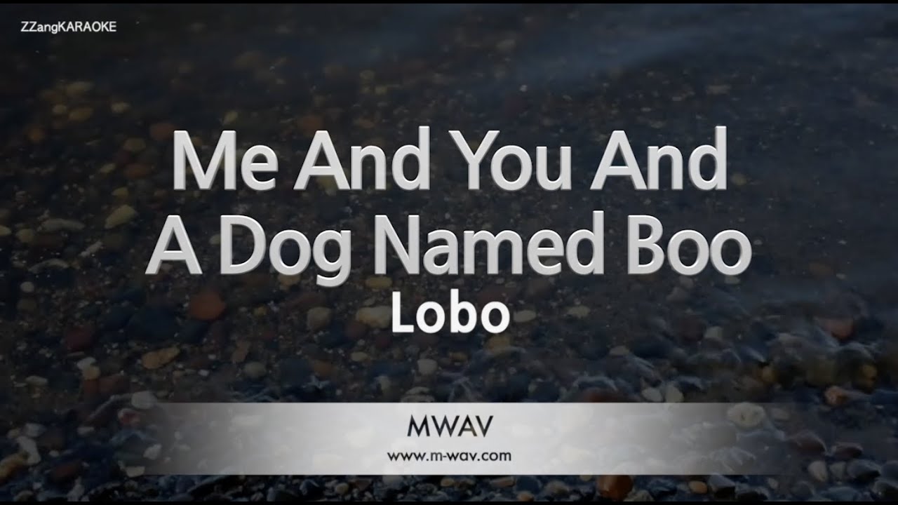 Lobo me and you and a dog named boo karaoke version youtube