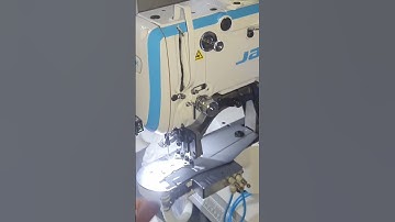 JACK Electronic Bartacking Machine With Extra Chainstitch thread trimmer.