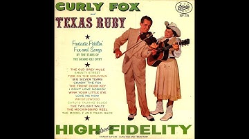Texas Ruby & Curly Fox -  Big Silver Tears  1963