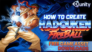 Creating a "Hadouken" style fireball  - Part 1 - [Unity street fighter Tutorial ]  - SDF #4