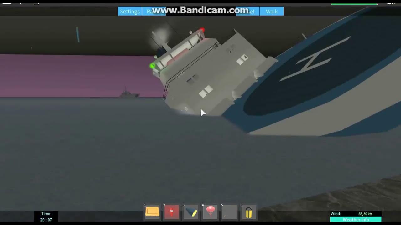 Sunk An Icebreaker In ROBLOX Dynamic Ship Simulator II (TIMELAPSE 