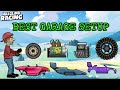 Hill climb racing  best garage car setup for each stage