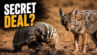Why This Coyote And This Badger Hunt Like One Animal