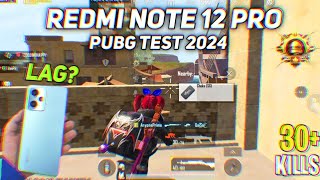 Redmi Note 12 Pro Pubg Test 2024 | 4 Finger non gyro | Smooth Extreme 60 FPS PUBG MOBILE GAMEPLAY