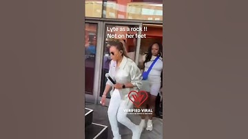 Mc Lyte was tripping out at the rock the bells concert #omg