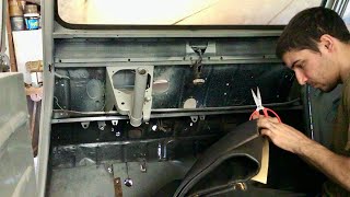 INSONORIZANDO PARTE DELANTERA DE LA CABINA [2CV]