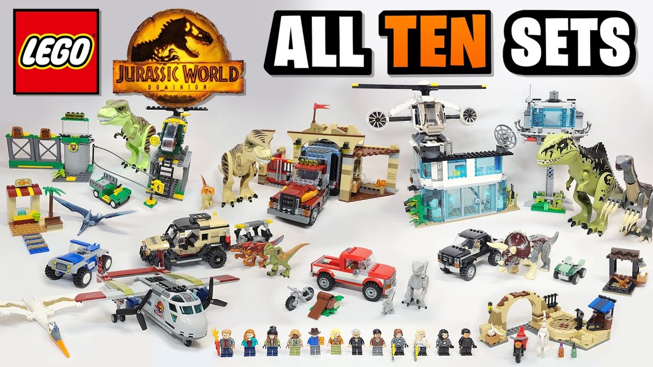 Lego Jurassic World Compilation of All 2020 Sets 