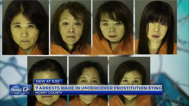 7 nabbed in prostitution busts near Myrtle Beach, police say