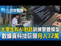 大學生兼差和AI對話「月入32萬」！在地化訓練「出現中國用語＋簡體字就扣分」...台灣人「具繁體中文優勢」大公司捧錢跨海獵才【東森深度報導】