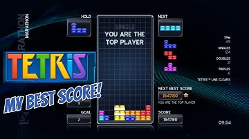 EA Tetris - My Best Score to Date! #tetrislife
