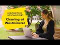 Clearing at University of Westminster