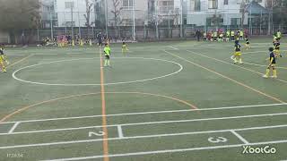 4/02 (木) - ﾄﾚｰﾆﾝｸﾞｹﾞｰﾑ  - GFC vs One Eight FC - 5年生 -  game 1 - ハイライト