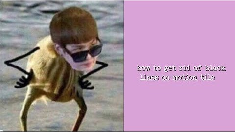 How to fix black lines on clip | after effects