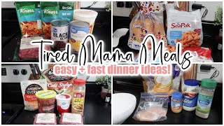 WHATS FOR DINNER \\ Quick + Easy Budget Meal Ideas \\ Kelly's Korner \\ Tired Mama Meals