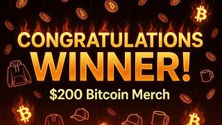 LIVE: Bitcoin News + NiceHash Update | $200 Merch Giveaway Winner Reveal! ₿