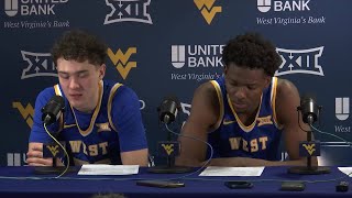 WATCH: Treysen Eaglestaff, Brenen Lorient react to WVU's first home loss of the season