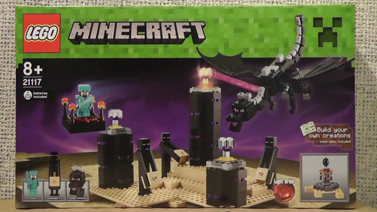 LEGO Minecraft 21117 Smok Kresu - YouTube