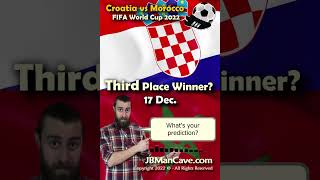 Croatia Vs Morocco Fifa World Cup Football 2022 Third Place Playoff Soccer Jbmancave