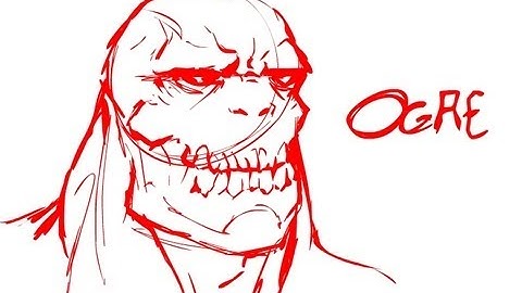 Sketchist Speed Animation - Ogre