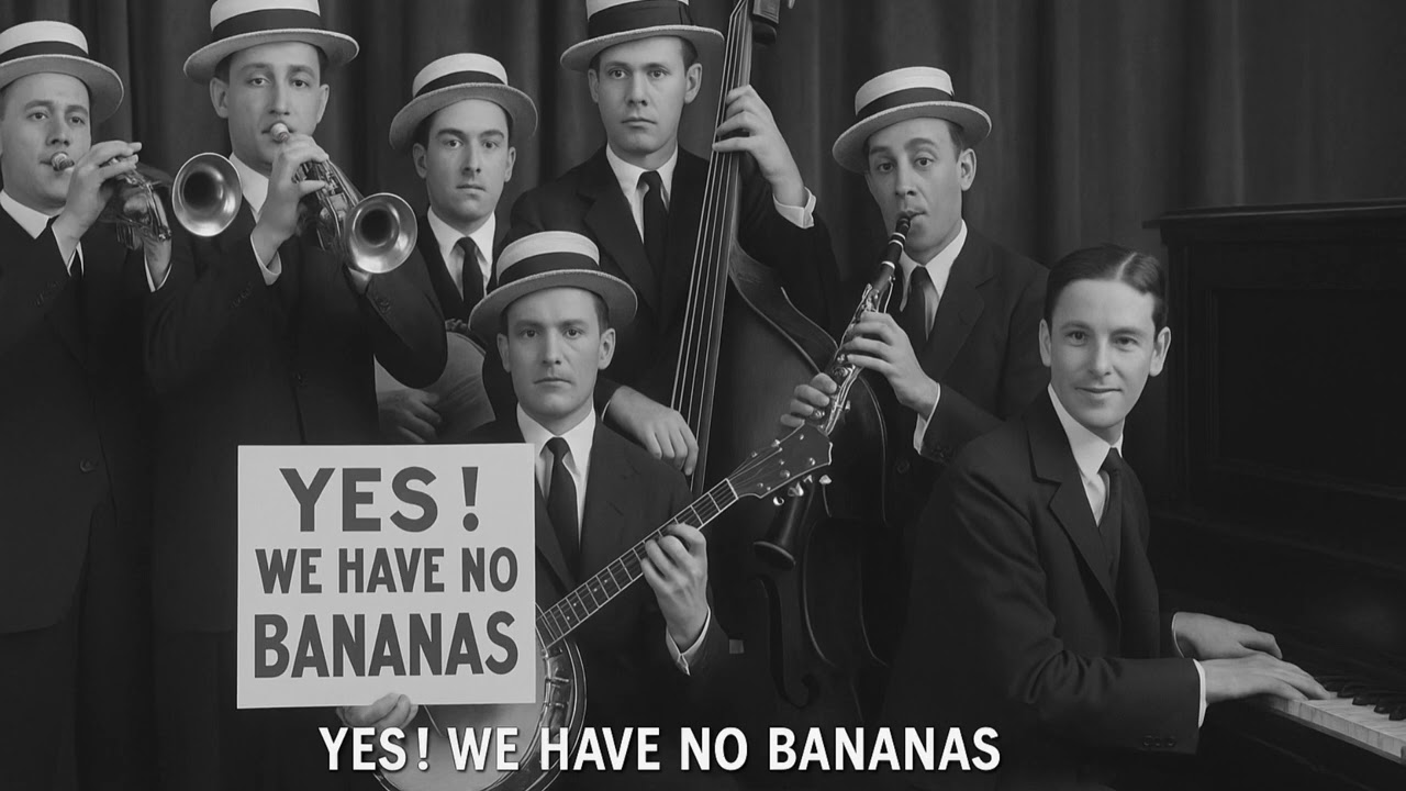 Yes! We Have No Bananas (1923) 🎺 Green Brothers’ Novelty Band | Vintage Jazz Age Classic
