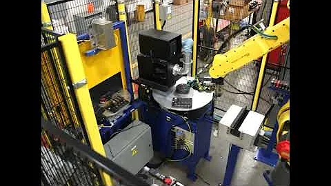 Automated Robotic Laser Marking, Gauging, and Tray Load Cell | Remtec Automation