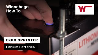 Winnebago EKKO Sprinter Lithium Batteries