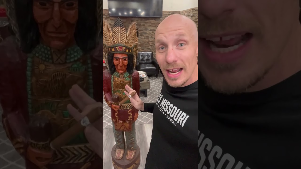The story behind cigar shop Indian statues. 