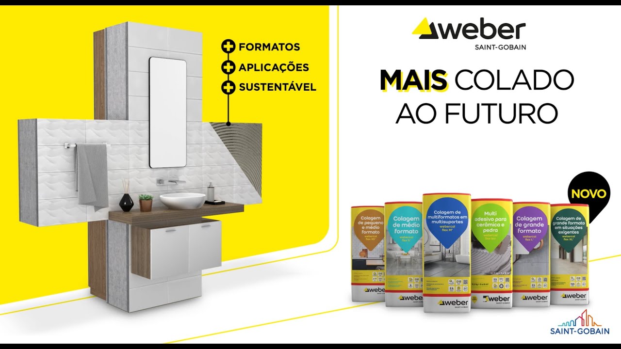 Nova Gama de Colagem Weber