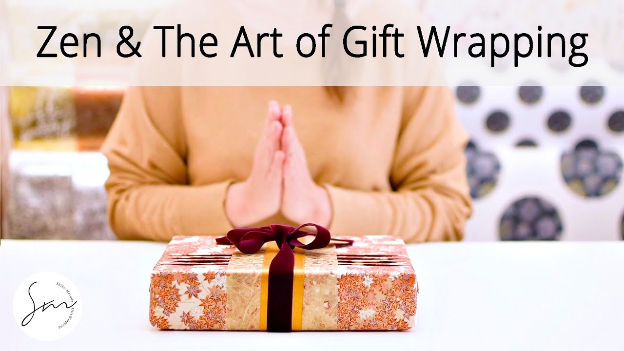 Zen and the Art of Gift Wrapping Autumn Themed Pleats Design YouTube