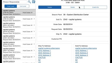 Sales Held Order Release Tablet for JD Edwards EnterpriseOne