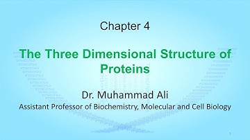 The Three Dimensional Structure of Proteins (Biochemistry and other Life Sciences)