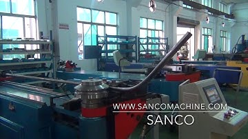 SANCO bar or pipe pushing and bending machine