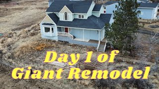 Experience the Journey of a Huge 40-week Remodel: Day 1