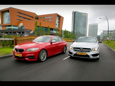 BMW M235i vs Mercedes-Benz CLA 45 AMG English subtitled