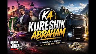 🔴 From Heists to Highways 💸➡️🚛 | GTA 5 Online + Euro Truck Simulator 2 Gameplay |  Kureshik Abraham