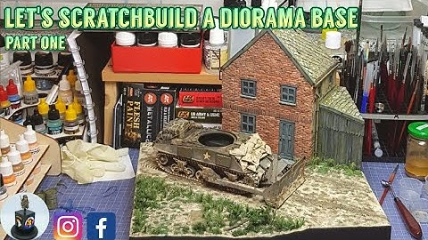 How to build a 1/35 diorama base from scratch  - A step-by-step tutorial